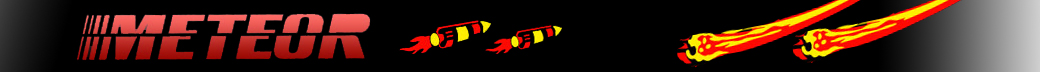 Stern Meteor pinball table graphic